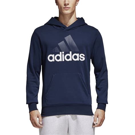 adidas Men's Essentials Linear Pullover Hoodie 